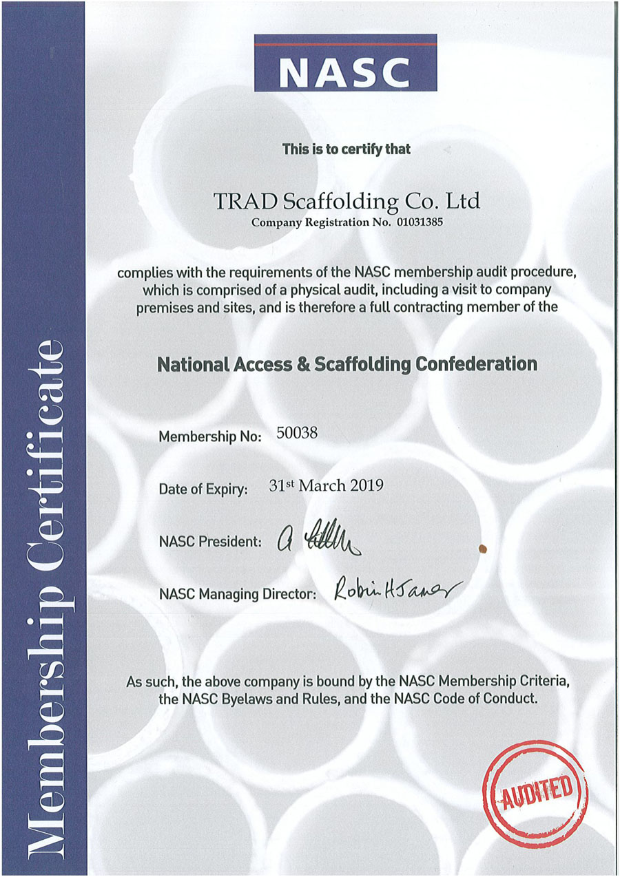 National Access and Scaffolding Confederation (NASC)