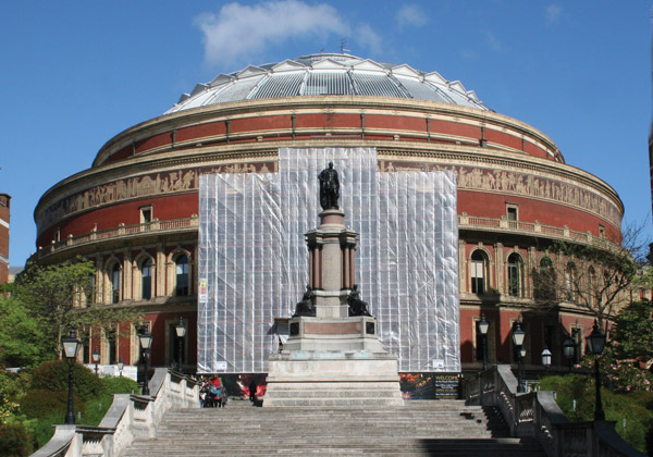 TRAD Scaffolding Royal Albert Hall London