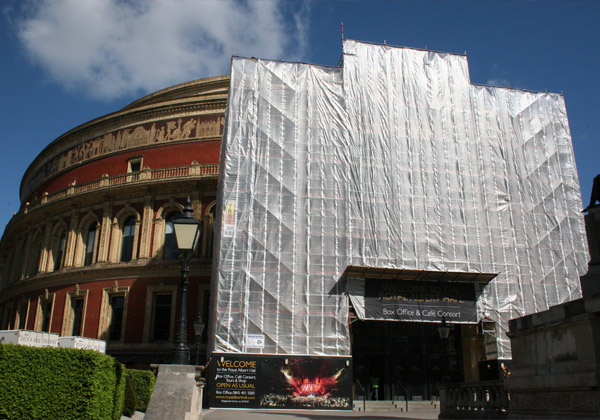 TRAD Scaffolding Royal Albert Hall London