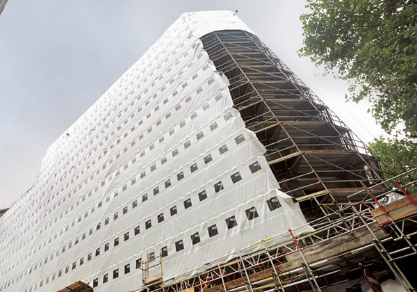 TRAD Scaffolding Bush House London