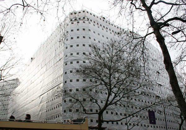 TRAD Scaffolding Bush House London