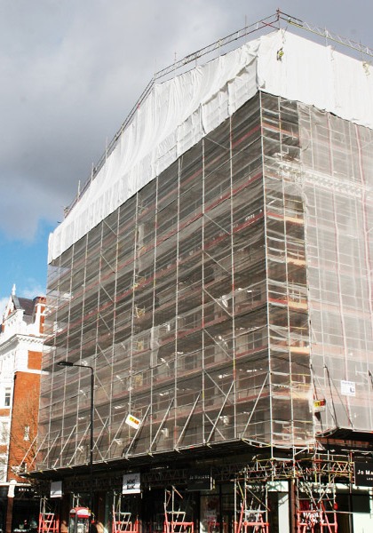 TRAD Scaffolding Sloane Street London