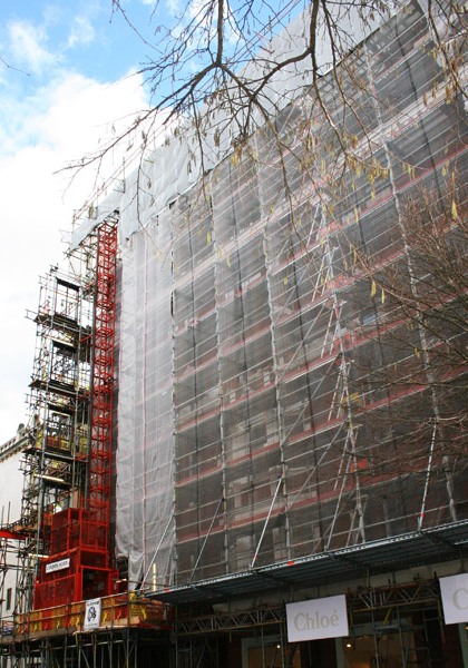 TRAD Scaffolding Sloane Street London