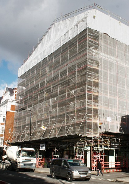 TRAD Scaffolding Sloane Street London