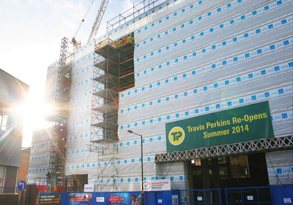 TRAD Scaffolding Unite Student Housing London