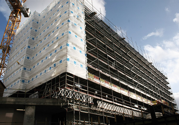 TRAD Scaffolding Unite Student Housing London