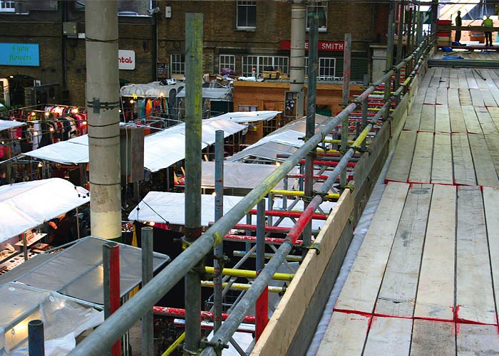 TRAD Scaffolding London Spitafields Market