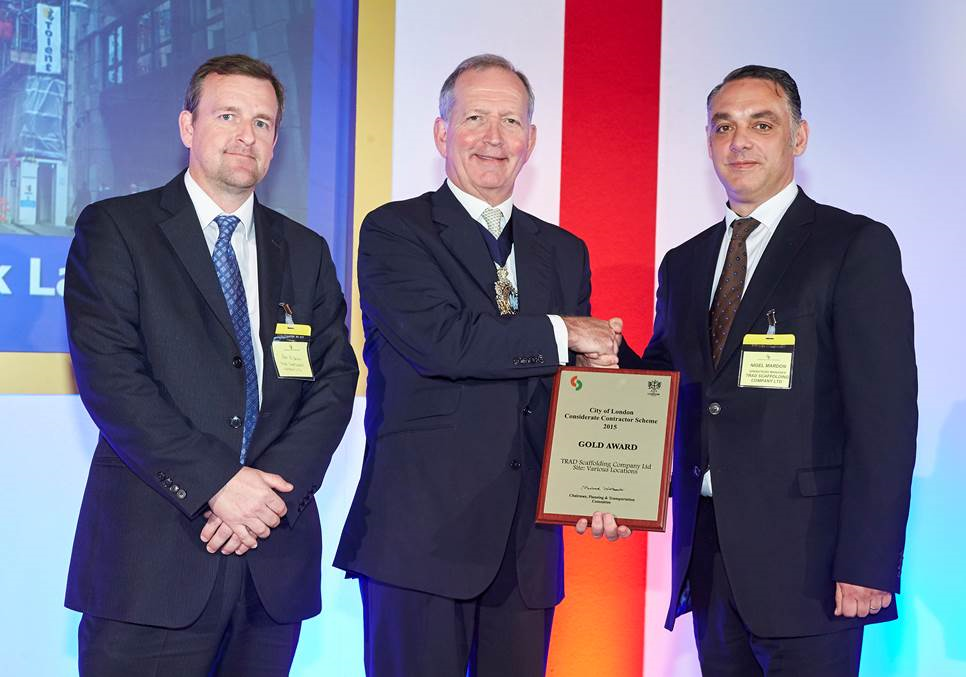 TRAD Scaffolding Considerate Constructor Scheme Award